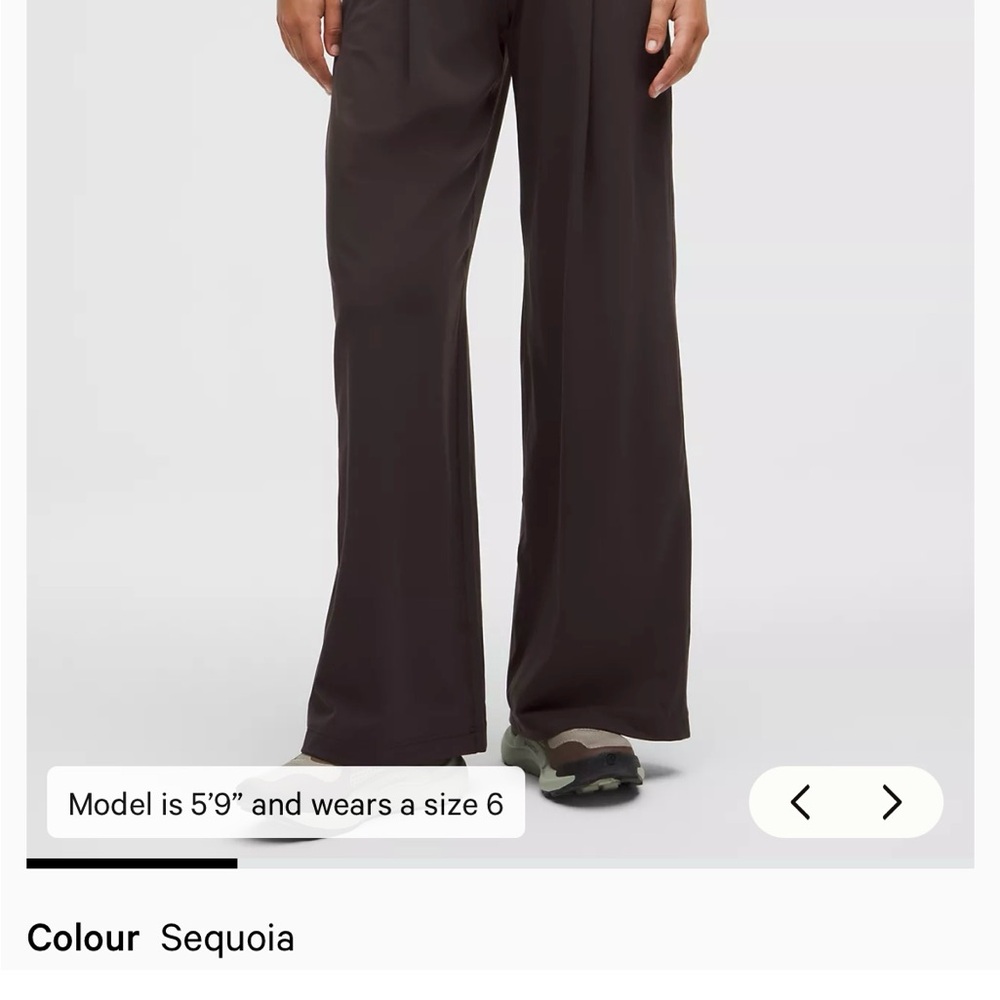 Women's Lululemon Align Palazzo Pants in Sequoia NWT